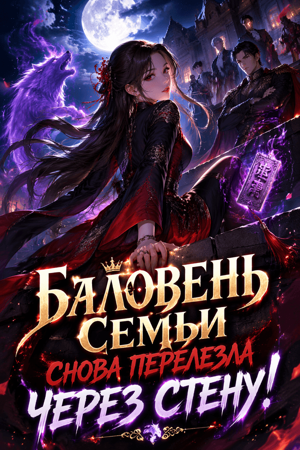 Баловень семьи снова перелезла через стену!