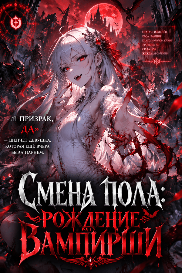 Смена пола: Рождение вампирши