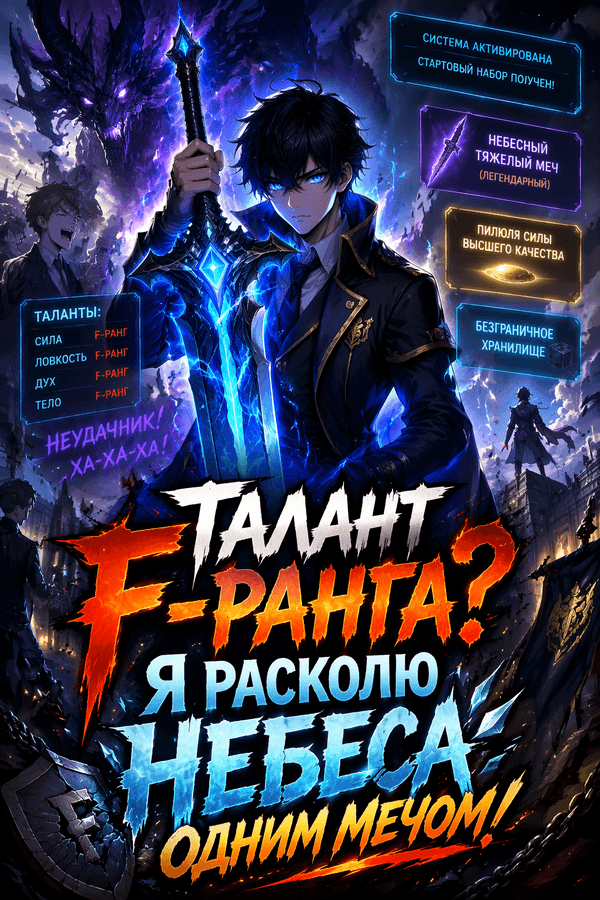 Талант F-ранга? Я расколю небеса одним мечом!