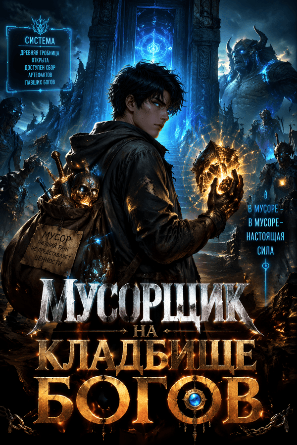 Мусорщик на кладбище богов