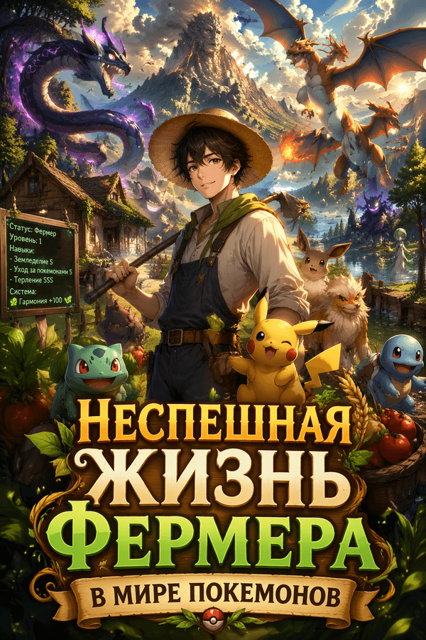 Неспешная жизнь фермера в мире покемонов