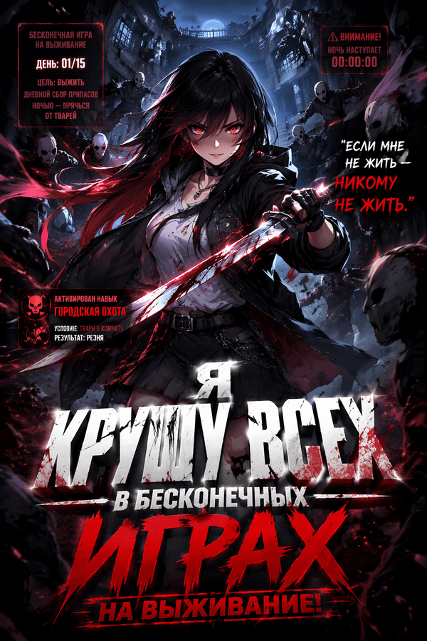 Я крушу всех в бесконечных играх на выживание!
