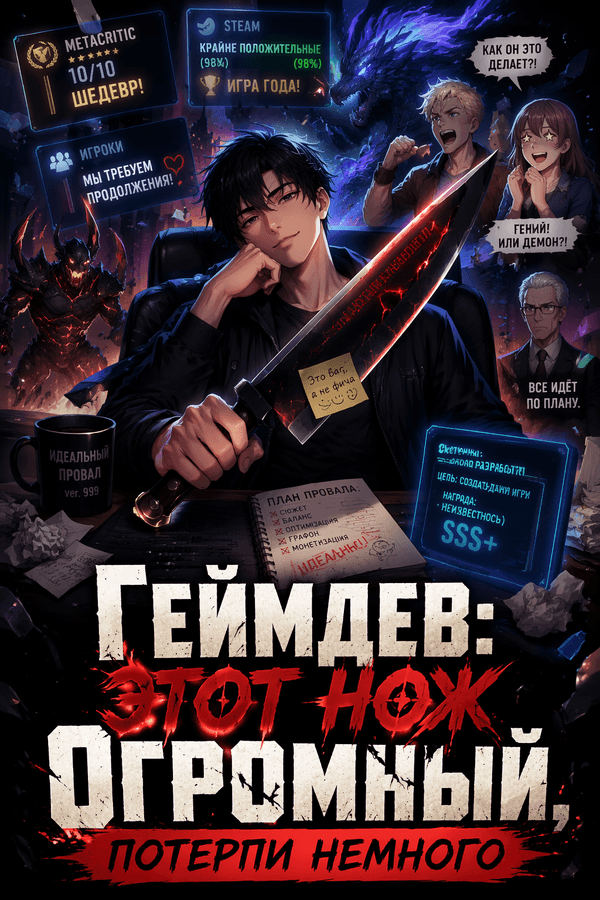 Геймдев: Этот нож огромный, потерпи немного