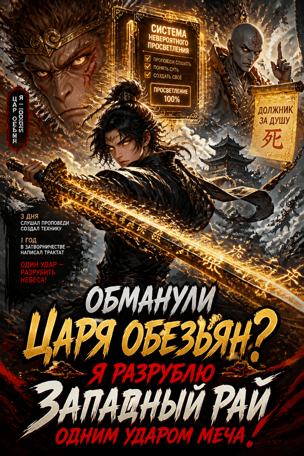Обманули Царя Обезьян? Я разрублю Западный рай одним ударом меча!