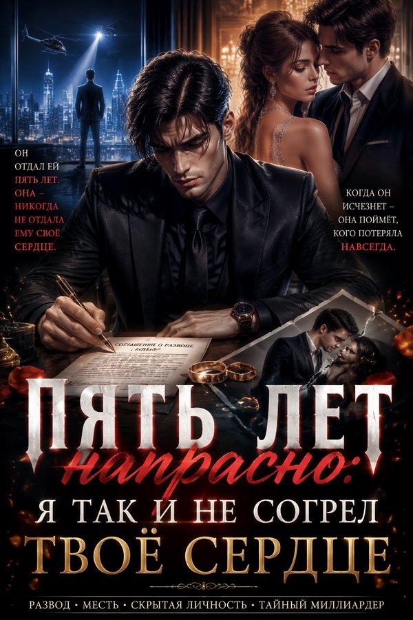 Пять лет напрасно: я так и не согрел твоё сердце