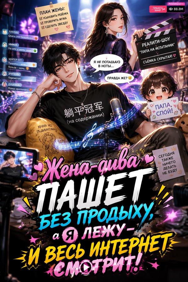 Жена-дива пашет без продыху, а я лежу — и весь интернет смотрит!