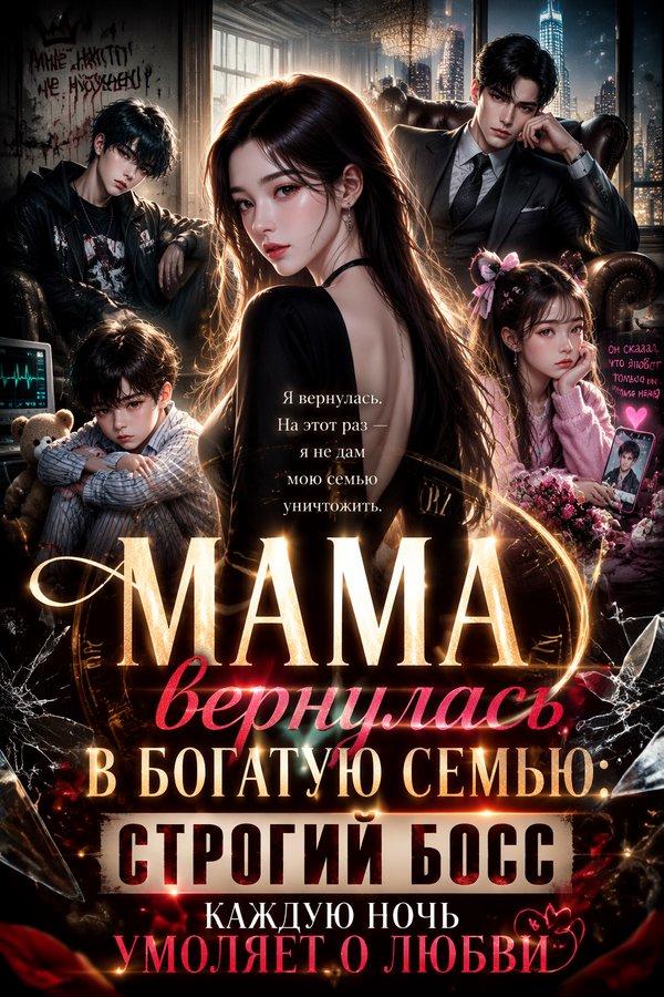 Мама вернулась в богатую семью: строгий босс каждую ночь умоляет о любви