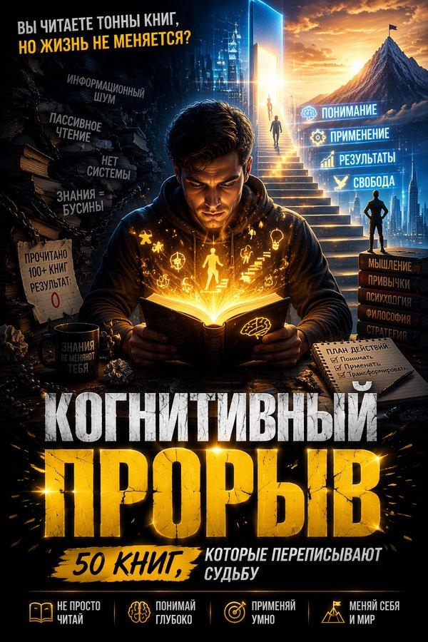 Когнитивный прорыв: 50 книг, которые переписывают судьбу