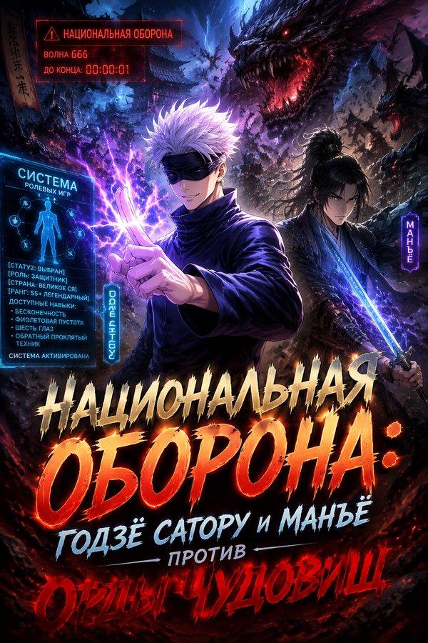 Национальная оборона: Годзё Сатору и Манъё против орды чудовищ