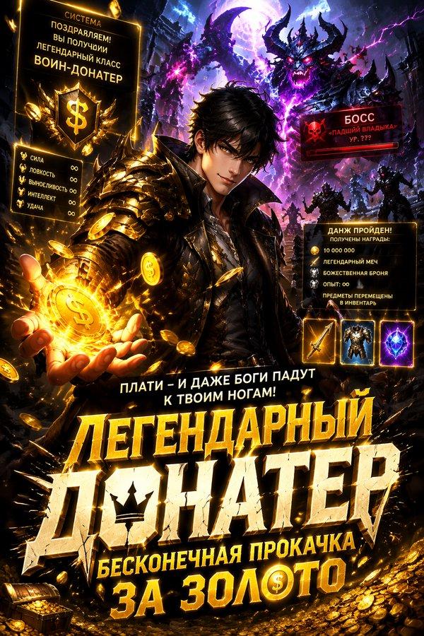 Легендарный донатер: бесконечная прокачка за золото
