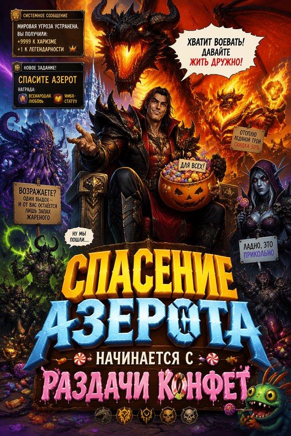 Спасение Азерота начинается с раздачи конфет