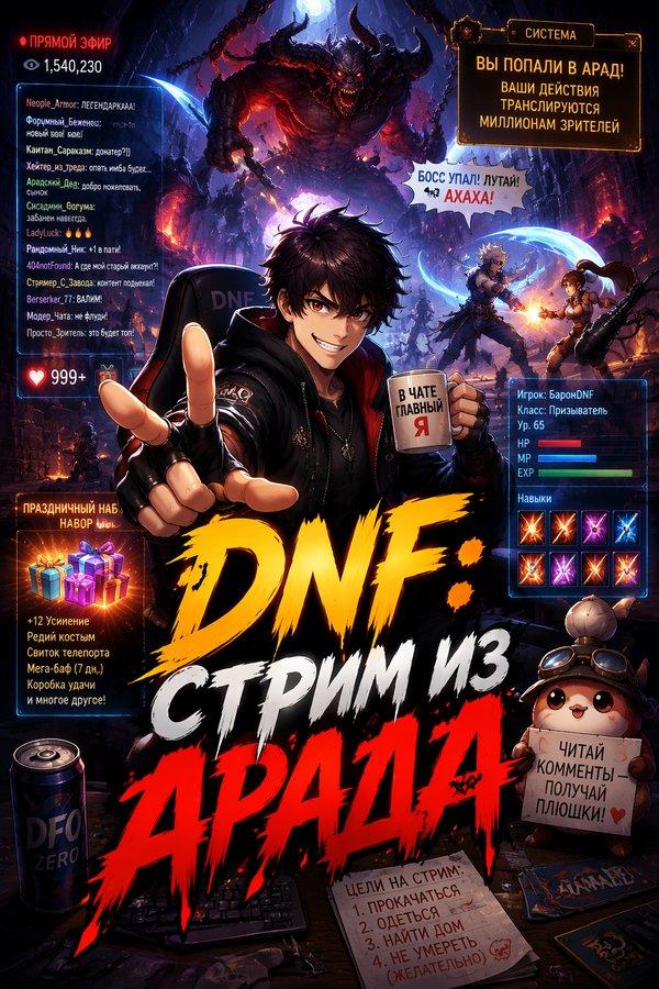 DNF: Стрим из Арада