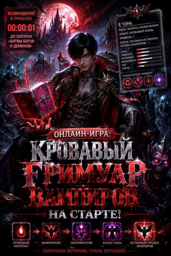 Онлайн-игра: Кровавый гримуар вампиров на старте!