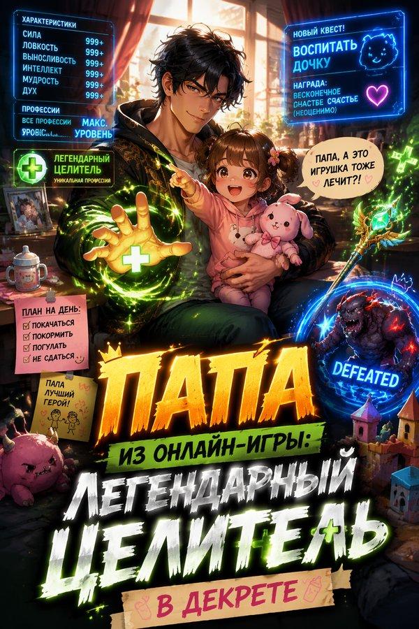 Папа из онлайн-игры: Легендарный целитель в декрете