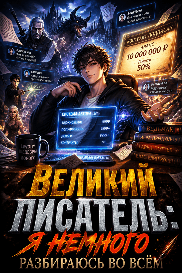 Великий писатель: я немного разбираюсь во всём