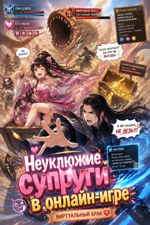 Неуклюжие супруги в онлайн-игре
