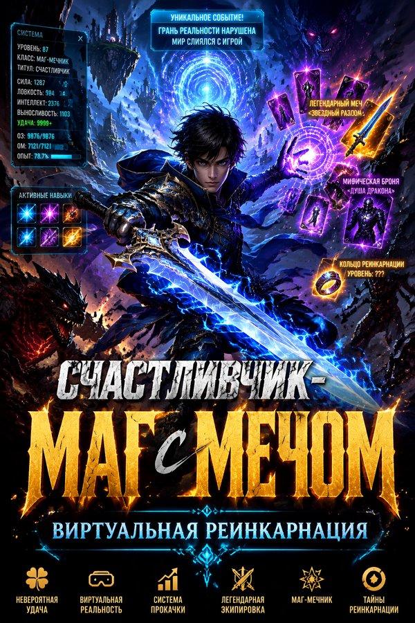 Счастливчик-маг с мечом: Виртуальная реинкарнация