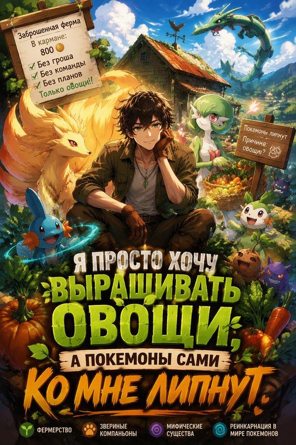 Я просто хочу выращивать овощи, а покемоны сами ко мне липнут