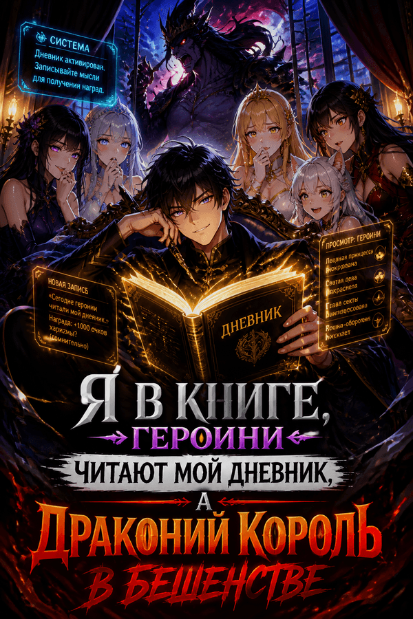 Я в книге, героини читают мой дневник, а Драконий Король в бешенстве